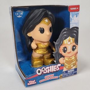 Wonder Woman Ooshies DC GOLDEN Vinyl Edition 4" Series 4 Action Figure NIB!